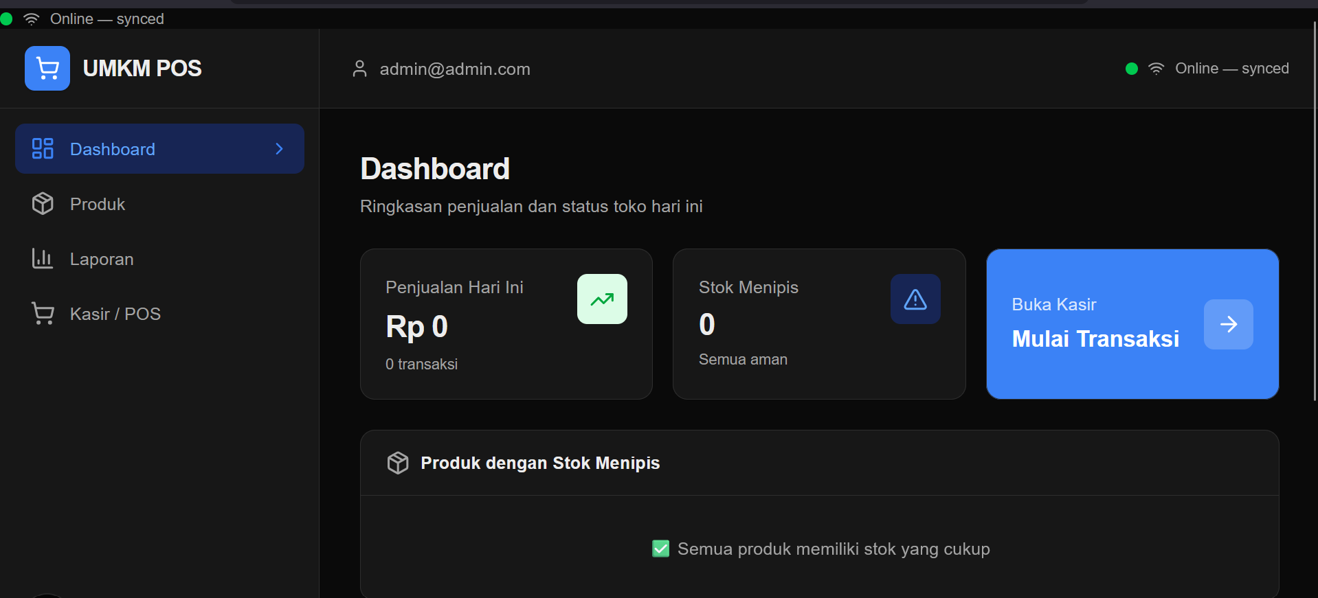 Sistem Kasir POS